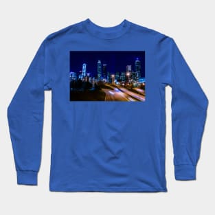 Atlanta Skyline at Night Long Sleeve T-Shirt